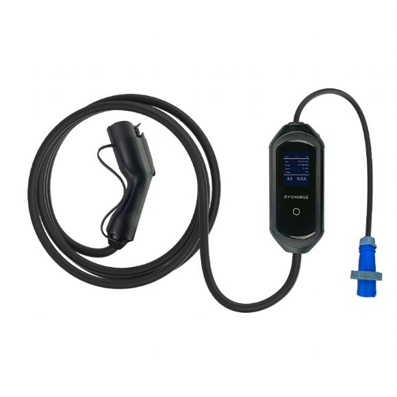 Typ1 Mode2 Ladegerät für den Heimgebrauch SAE J1772, 6-32 A, 1-polig - M2-Mega-S