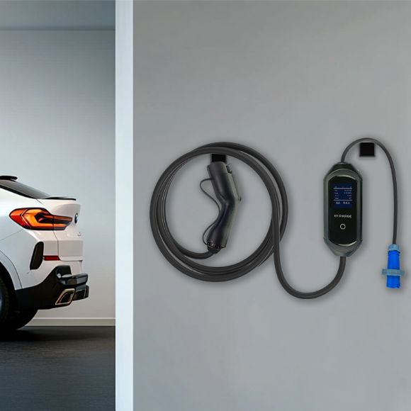 Typ1 Mode2 Ladegerät für den Heimgebrauch SAE J1772, 6-32 A, 1-polig - M2-Mega-S